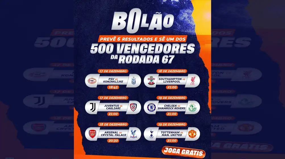 Bolao rodada 67 bantu bet